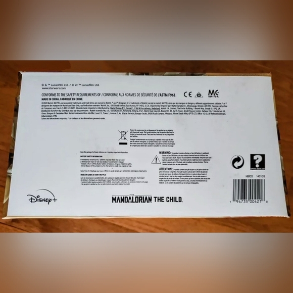 Star Wars The Mandalorian "The Child" Premium Talking 11" Plush & Puzzle Bundle - Picture 9 of 10